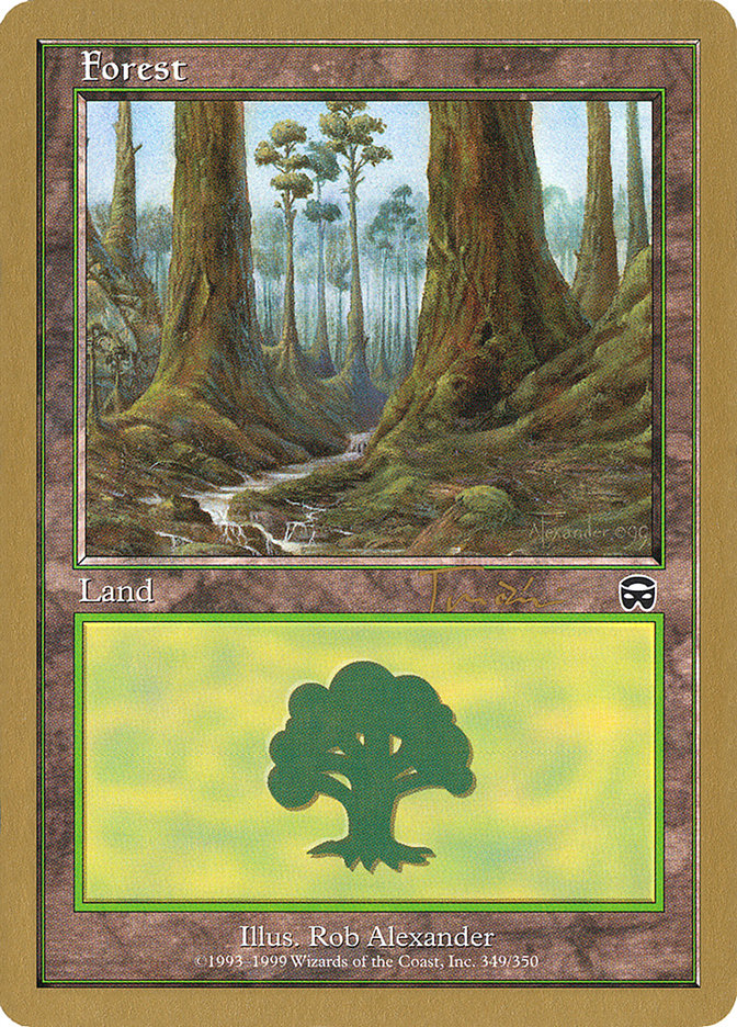 Forest (jt349) (Jan Tomcani) [World Championship Decks 2001] | Mindsight Gaming