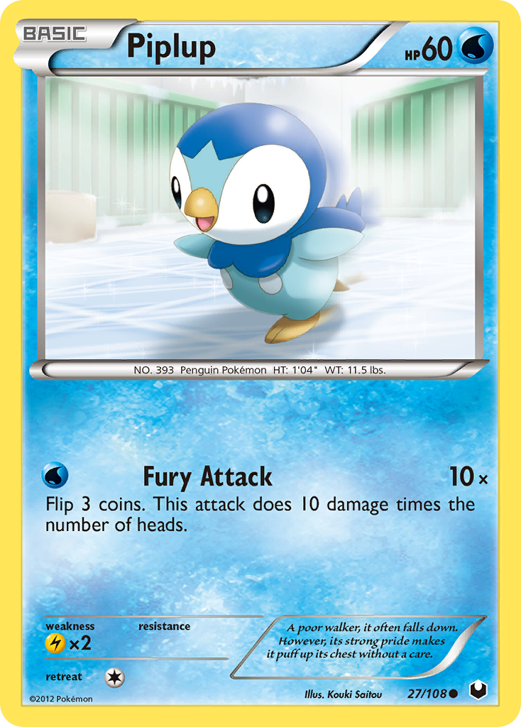 Piplup (27/108) [Black & White: Dark Explorers] | Mindsight Gaming