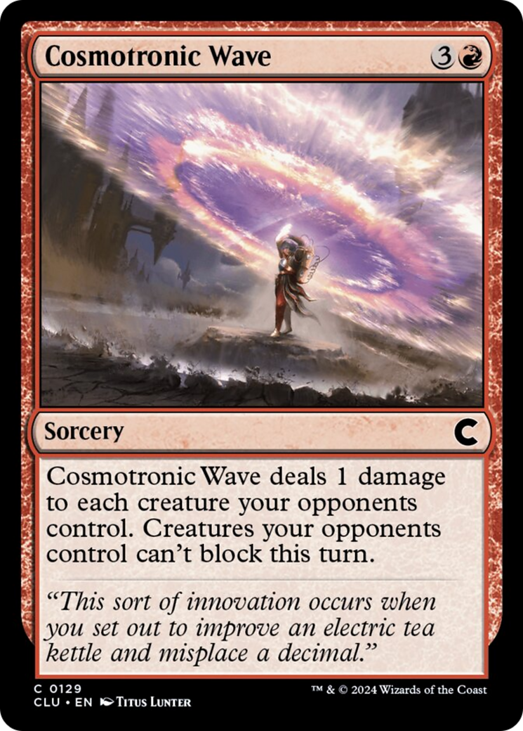 Cosmotronic Wave [Ravnica: Clue Edition] | Mindsight Gaming