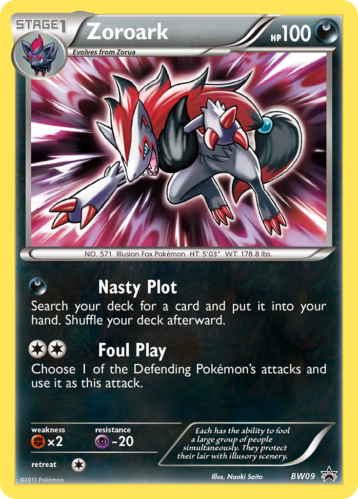 Zoroark (BW09) [Black & White: Black Star Promos] | Mindsight Gaming