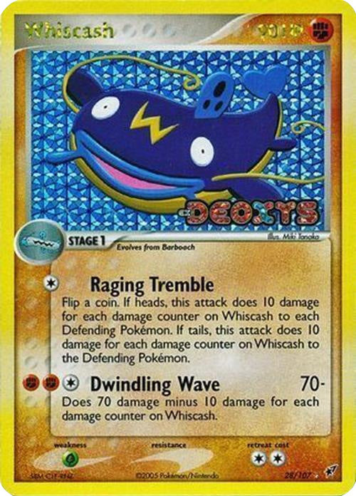 Whiscash (28/107) (Stamped) [EX: Deoxys] | Mindsight Gaming