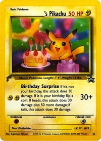 Pikachu (24) (Birthday) [Pikachu World Collection Promos] | Mindsight Gaming