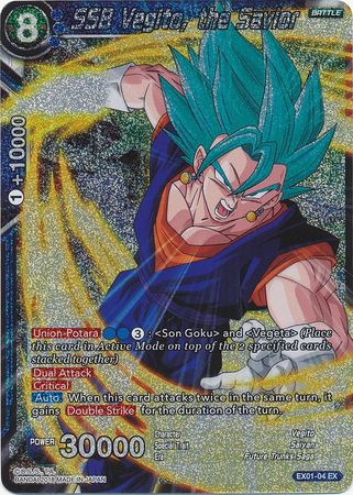 SSB Vegito, the Savior (Foil) (EX01-04) [Mighty Heroes] | Mindsight Gaming