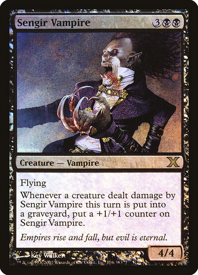 Sengir Vampire (Premium Foil) [Tenth Edition] | Mindsight Gaming