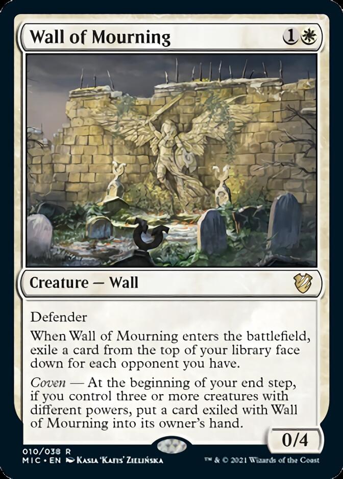 Wall of Mourning [Innistrad: Midnight Hunt Commander] | Mindsight Gaming