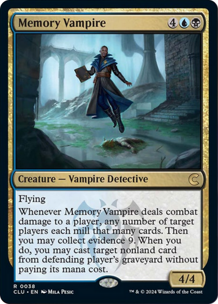 Memory Vampire [Ravnica: Clue Edition] | Mindsight Gaming