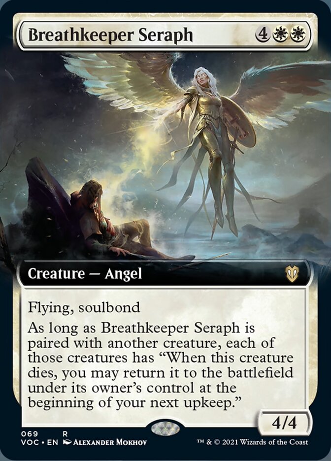 Breathkeeper Seraph (Extended) [Innistrad: Crimson Vow Commander] | Mindsight Gaming