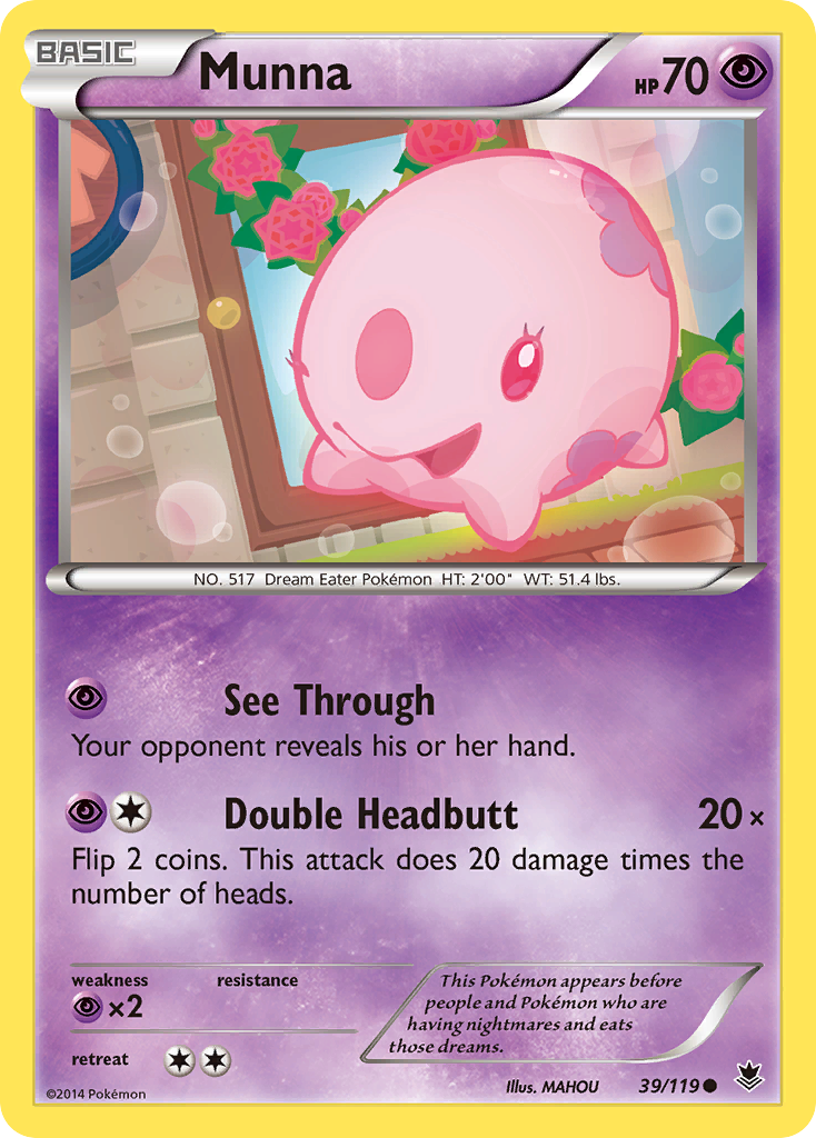 Munna (39/119) [XY: Phantom Forces] | Mindsight Gaming