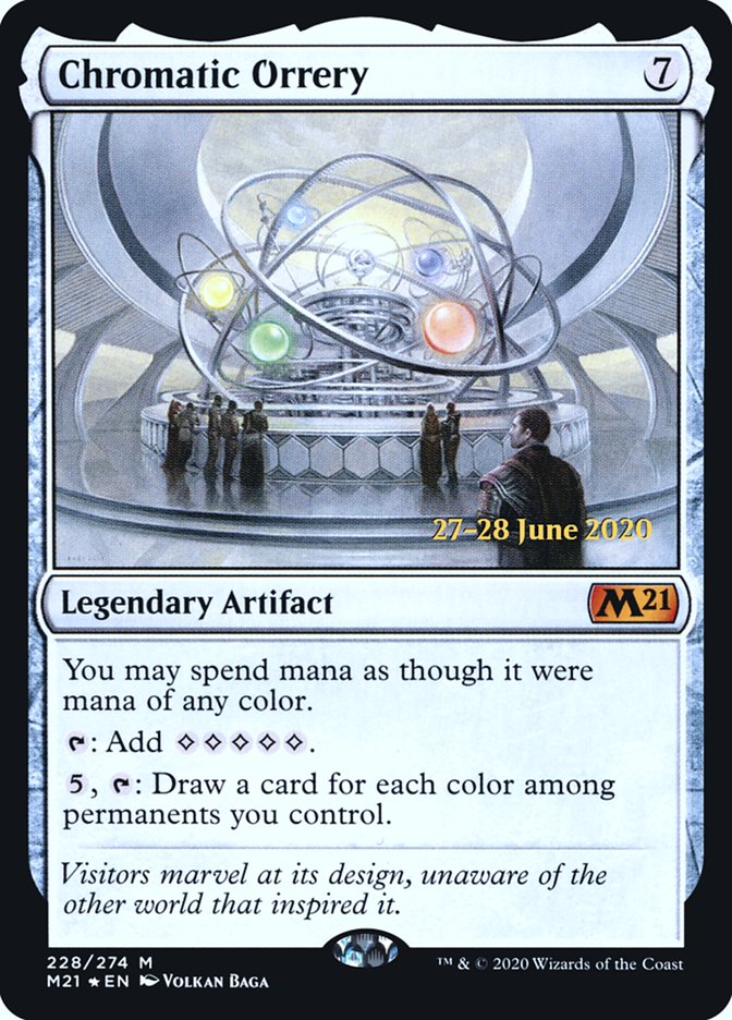 Chromatic Orrery  [Core Set 2021 Prerelease Promos] | Mindsight Gaming