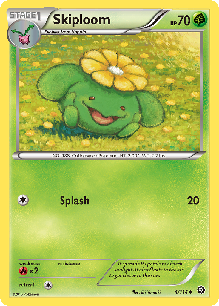 Skiploom (4/114) [XY: Steam Siege] | Mindsight Gaming