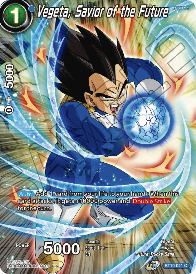 Vegeta, Savior of the Future (BT10-041) [Theme Selection: History of Vegeta] | Mindsight Gaming