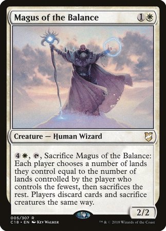 Magus of the Balance [Commander 2018] | Mindsight Gaming