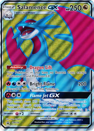 Salamence GX (SM139) (Jumbo Card) [Sun & Moon: Black Star Promos] | Mindsight Gaming