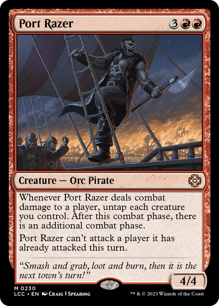 Port Razer [The Lost Caverns of Ixalan Commander] | Mindsight Gaming