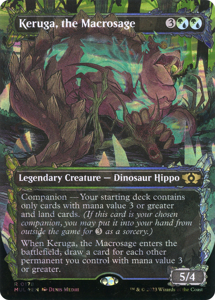 Keruga, the Macrosage (Halo Foil) [Multiverse Legends] | Mindsight Gaming