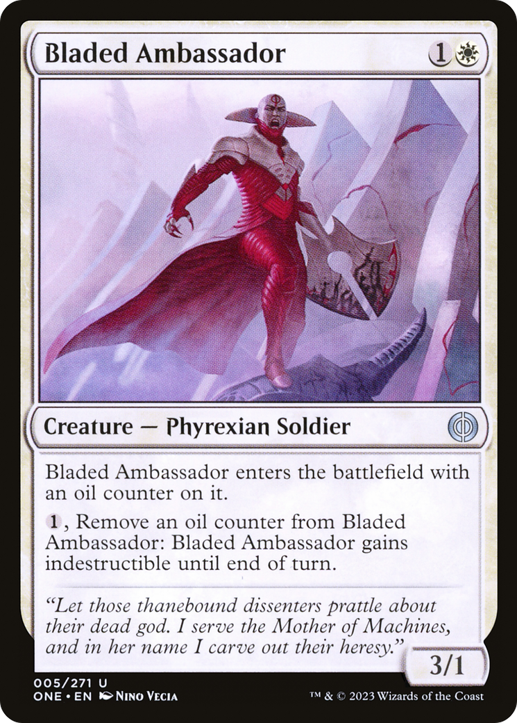 Bladed Ambassador [Phyrexia: All Will Be One] | Mindsight Gaming