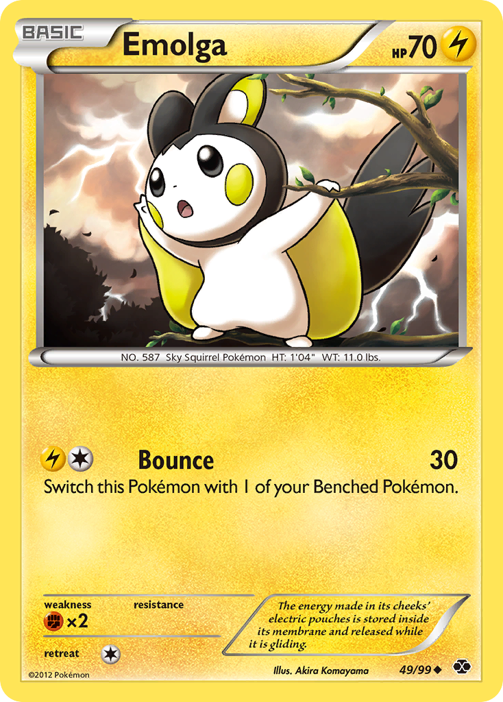 Emolga (49/99) [Black & White: Next Destinies] | Mindsight Gaming