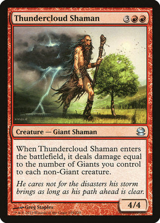 Thundercloud Shaman [Modern Masters] | Mindsight Gaming