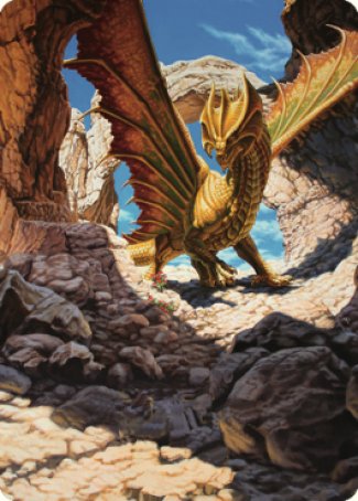 Ancient Brass Dragon Art Card (02) [Commander Legends: Battle for Baldur's Gate Art Series] | Mindsight Gaming