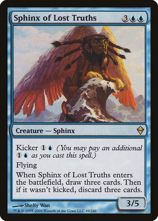 Sphinx of Lost Truths [Zendikar] | Mindsight Gaming