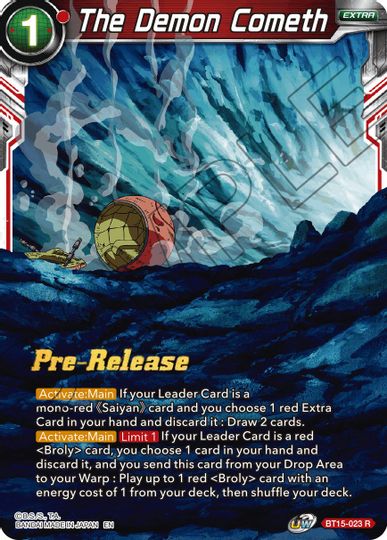 The Demon Cometh (BT15-023) [Saiyan Showdown Prerelease Promos] | Mindsight Gaming