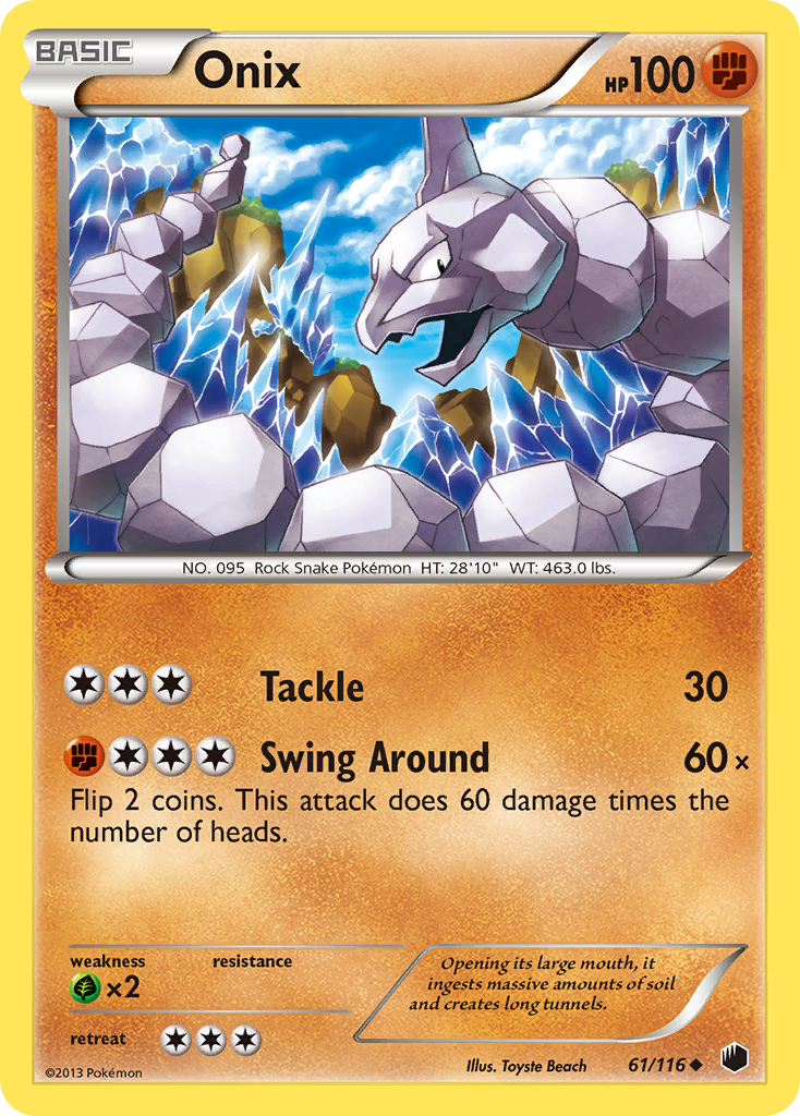 Onix (61/116) [Black & White: Plasma Freeze] | Mindsight Gaming