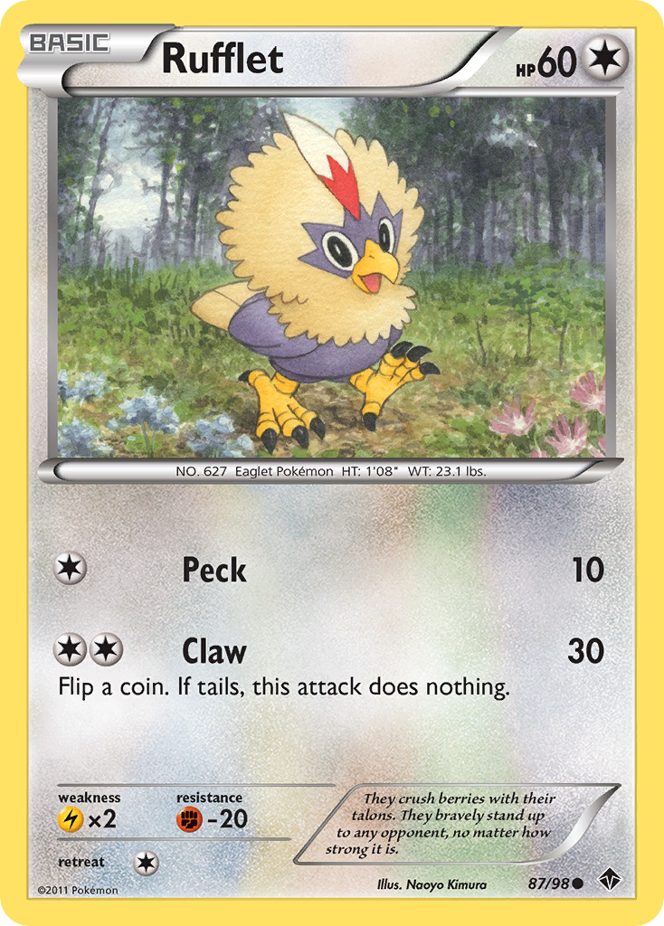 Rufflet (87/98) [Black & White: Emerging Powers] | Mindsight Gaming