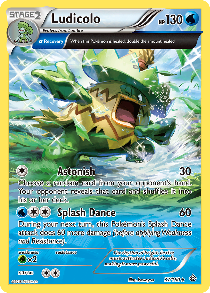 Ludicolo (37/160) [XY: Primal Clash] | Mindsight Gaming