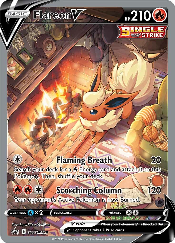 Flareon V (SWSH179) [Sword & Shield: Black Star Promos] | Mindsight Gaming