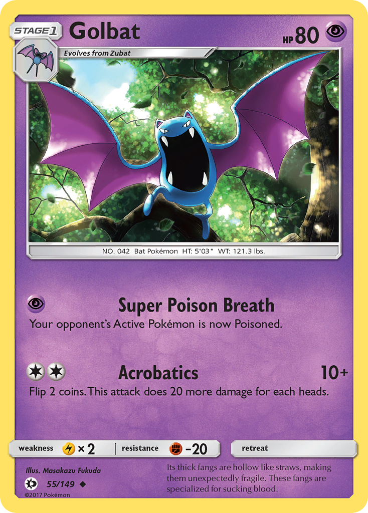 Golbat (55/149) [Sun & Moon: Base Set] | Mindsight Gaming