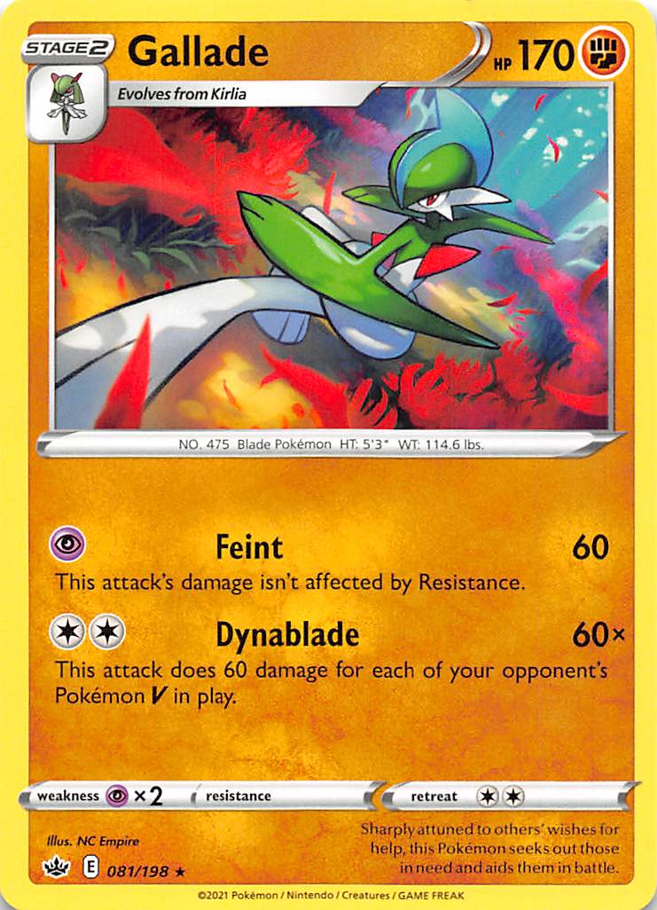 Gallade (081/198) [Sword & Shield: Chilling Reign] | Mindsight Gaming