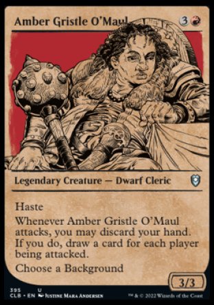 Amber Gristle O'Maul (Showcase) [Commander Legends: Battle for Baldur's Gate] | Mindsight Gaming