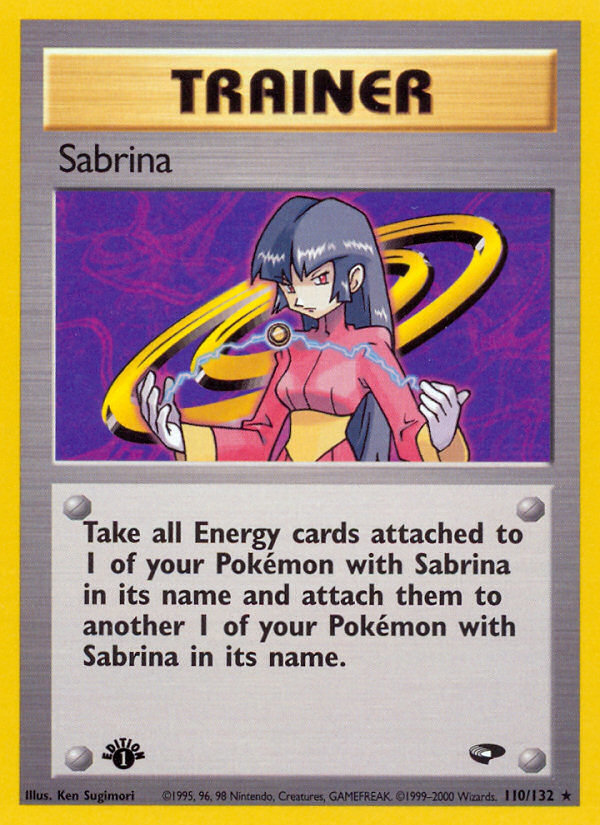 Sabrina (110/132) [Gym Challenge 1st Edition] | Mindsight Gaming