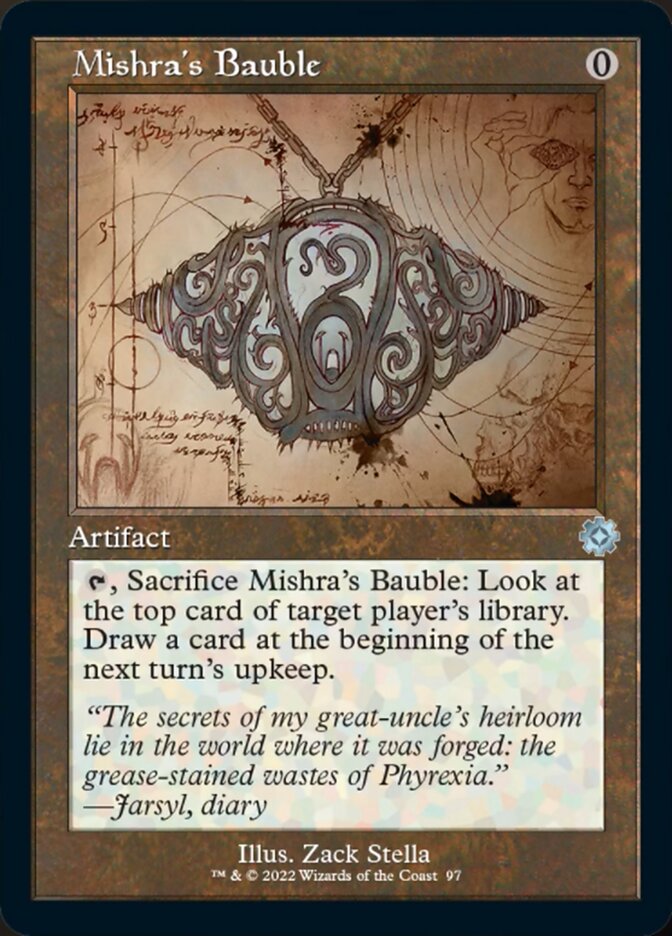 Mishra's Bauble (Retro Schematic) [The Brothers' War Retro Artifacts] | Mindsight Gaming