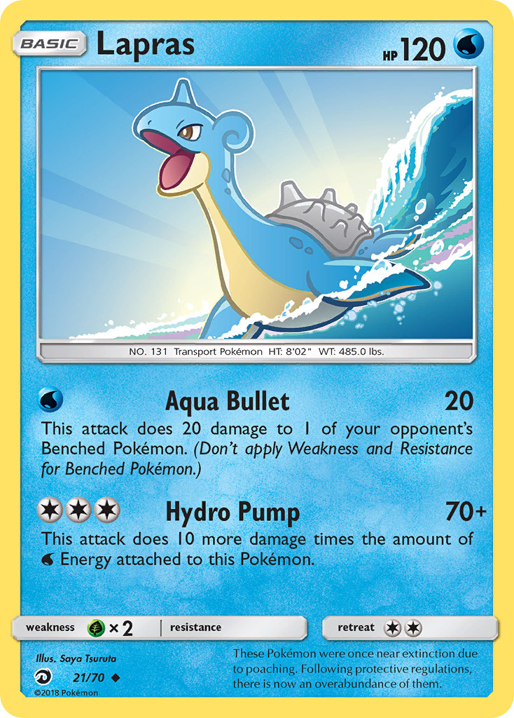 Lapras (21/70) [Sun & Moon: Dragon Majesty] | Mindsight Gaming