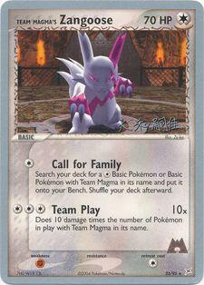 Team Magma's Zangoose (23/95) (Magma Spirit - Tsuguyoshi Yamato) [World Championships 2004] | Mindsight Gaming