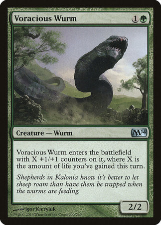 Voracious Wurm [Magic 2014] | Mindsight Gaming