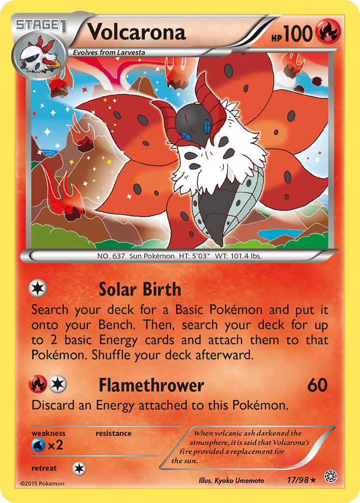 Volcarona (17/98) [XY: Ancient Origins] | Mindsight Gaming