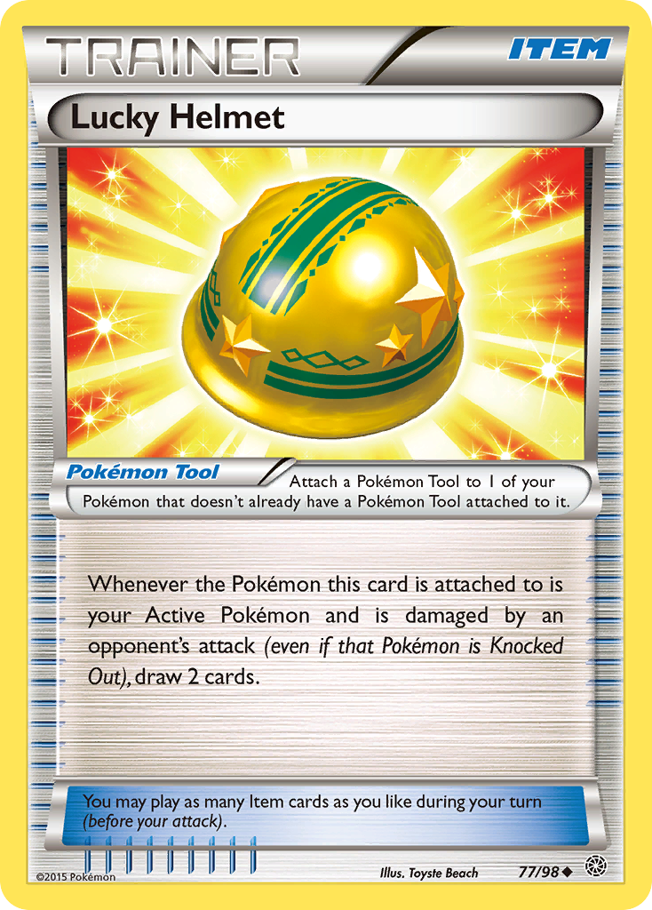 Lucky Helmet (77/98) [XY: Ancient Origins] | Mindsight Gaming