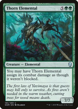 Thorn Elemental [Dominaria] | Mindsight Gaming