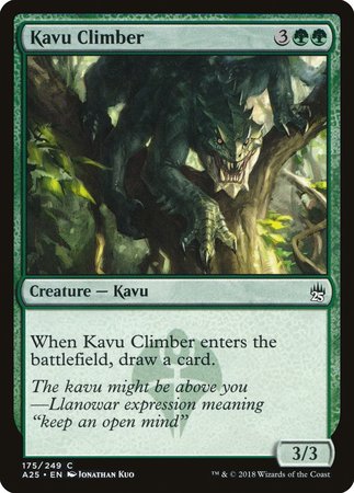 Kavu Climber [Masters 25] | Mindsight Gaming