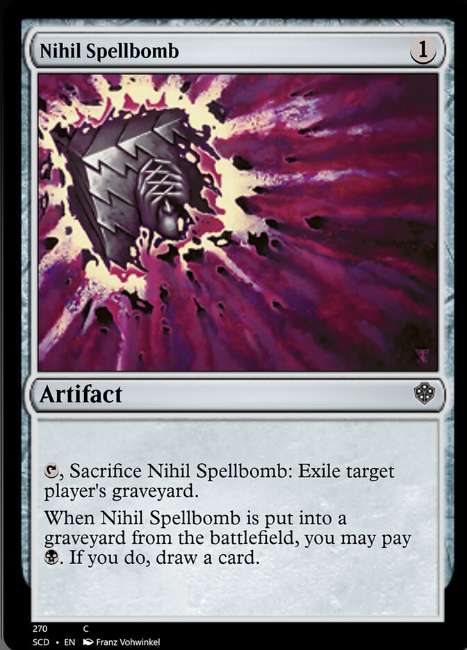 Nihil Spellbomb [Starter Commander Decks] | Mindsight Gaming