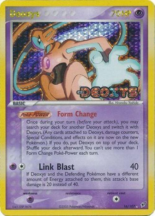 Deoxys (16/107) (Stamped) [EX: Deoxys] | Mindsight Gaming