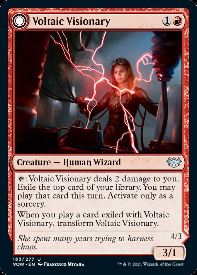 Voltaic Visionary // Volt-Charged Berserker [Innistrad: Crimson Vow] | Mindsight Gaming
