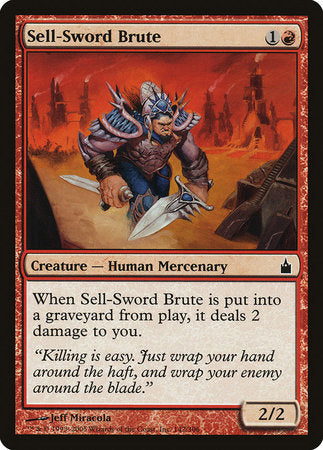 Sell-Sword Brute [Ravnica: City of Guilds] | Mindsight Gaming