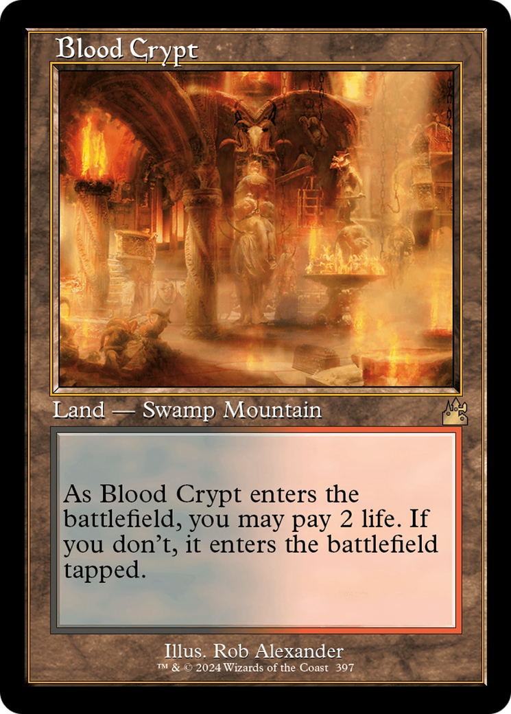 Blood Crypt (Retro) [Ravnica Remastered] | Mindsight Gaming