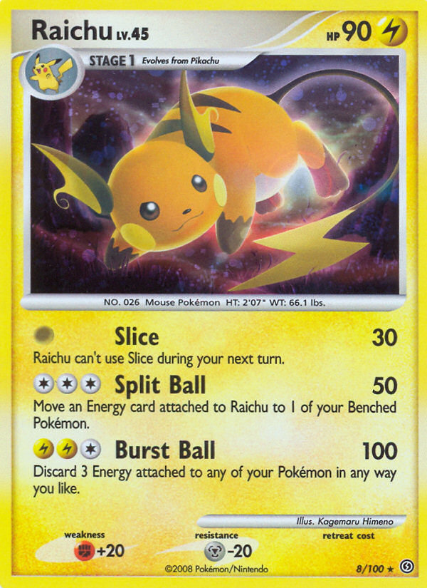 Raichu (8/100) [Diamond & Pearl: Stormfront] | Mindsight Gaming