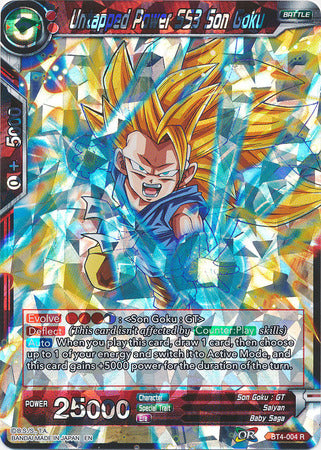 Untapped Power SS3 Son Goku (Shatterfoil) (BT4-004) [Dragon Brawl] | Mindsight Gaming