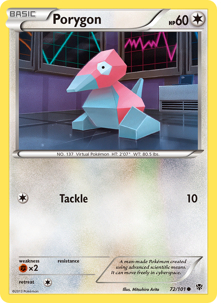 Porygon (72/101) [Black & White: Plasma Blast] | Mindsight Gaming