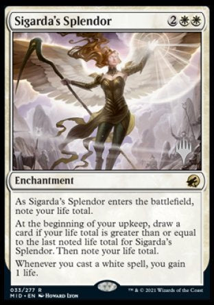 Sigarda's Splendor (Promo Pack) [Innistrad: Midnight Hunt Promos] | Mindsight Gaming